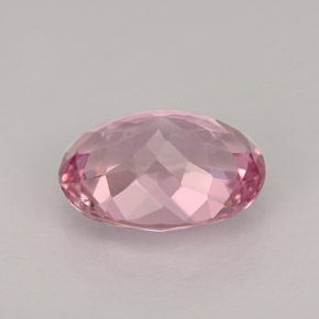 Turmalina rosa natural 3,01ct, corte oval, VVS-VS