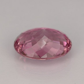 Turmalina rosa natural 3,41ct, corte oval, VS-SI
