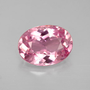 Turmalina rosa natural 2,60ct, corte oval, VVS-VS