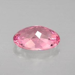 Turmalina rosa natural 2,60ct, corte oval, VVS-VS