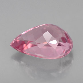 Turmalina rosa natural 2,25ct, formato de pêra, VS