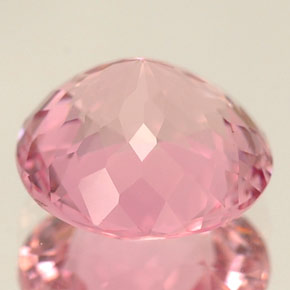 Turmalina rosa natural 2,02ct, corte redondo, VS