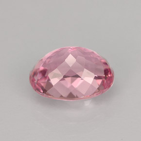 Turmalina rosa natural 2,63ct, corte oval, VVS