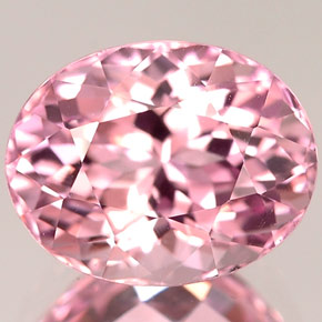 Turmalina rosa natural 2,55ct, corte oval, IF