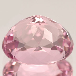 Turmalina rosa natural 2,55ct, corte oval, IF