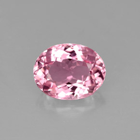 Turmalina rosa natural 1,62ct, corte oval, IF