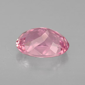 Turmalina rosa natural 2,19ct, corte oval, VVS