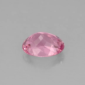 Turmalina rosa natural 1,42ct, corte oval, VVS