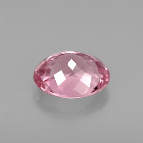 Turmalina rosa natural 1,69ct, corte oval, VVS