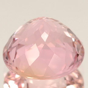 Turmalina rosa natural 3,35ct, corte redondo, VVS