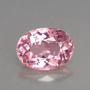 Turmalina rosa natural 2,79ct, corte oval, VS