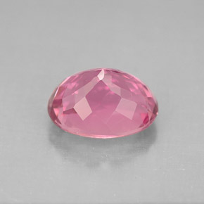 Turmalina rosa natural 3,41ct, corte oval, VS