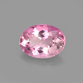 Turmalina rosa natural 1,72ct, corte oval, VVS-VS
