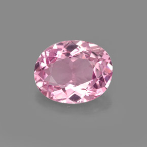 Turmalina rosa natural 1,74ct, corte oval, VVS-VS
