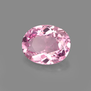 Turmalina rosa natural 1,74ct, corte oval, VVS-VS