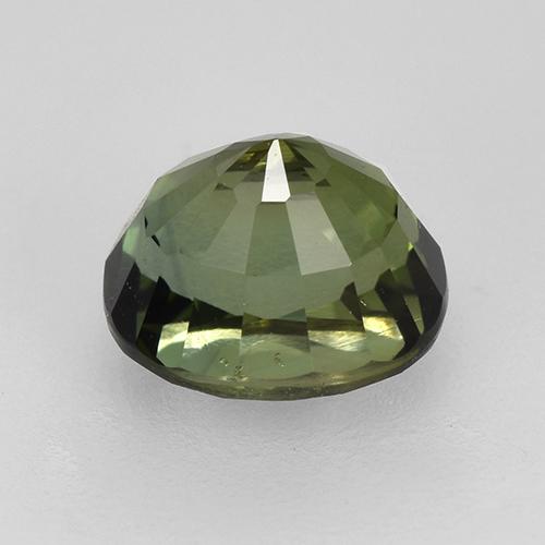 Turmalina verde natural 1,53ct, corte oval, VVS-VS