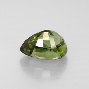 Turmalina verde natural 1,85ct, formato de pêra, VS