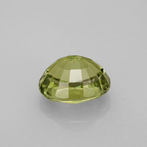 Turmalina verde natural 1,40ct, corte oval, VVS