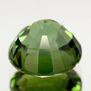 Turmalina verde natural 2,52ct, corte redondo, VVS-VS