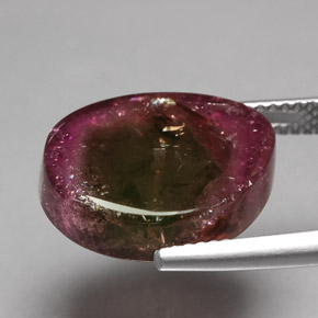 Turmalina multicolorido natural 10,19ct, forma extravagante, transparente
