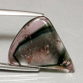 Turmalina multicolorido natural 8,02ct, transparente, transparente/translúcido