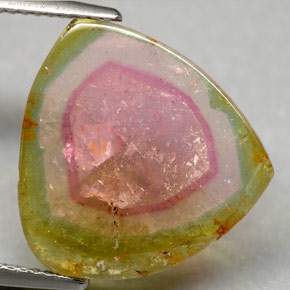 Turmalina multicolorido natural 7,50ct, transparente, transparente/translúcido