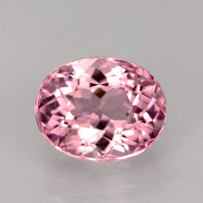 Turmalina rosa natural 2,90ct, corte oval, VS
