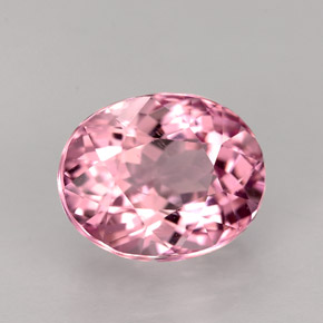 Turmalina rosa natural 2,90ct, corte oval, VS