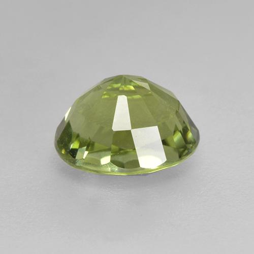 Turmalina verde natural 1,27ct, corte oval, VS