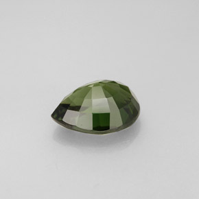 Turmalina verde natural 1,45ct, formato de pêra, VVS