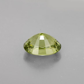 Turmalina verde natural 1,63ct, corte oval, VVS