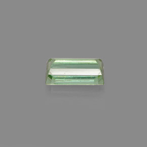 Turmalina verde natural 0,65ct, baguete, VVS-VS