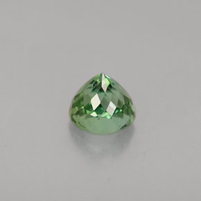 Turmalina verde natural 0,68ct, corte redondo, VVS