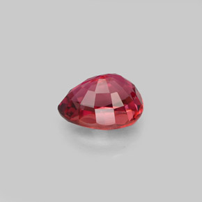 Turmalina rosa natural 0,99ct, formato de pêra, VVS