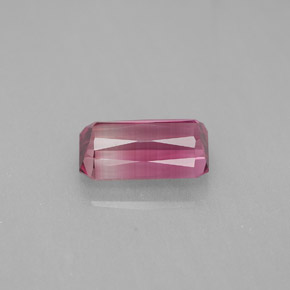 Turmalina rosa natural 1,97ct, corte esmeralda, VVS