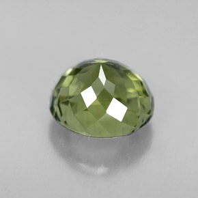 Turmalina verde natural 3,10ct, corte oval, VVS-VS