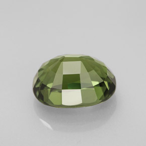Turmalina verde natural 3,72ct, corte oval, VVS