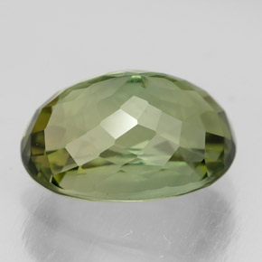 Turmalina verde natural 3,74ct, corte oval, VVS-VS