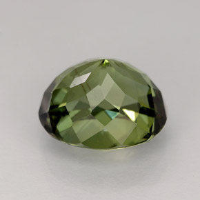 Turmalina verde natural 4,07ct, corte oval, VVS-VS