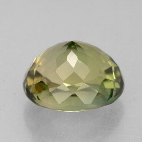 Turmalina verde natural 2,92ct, corte oval, VVS