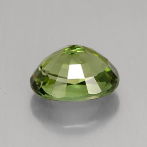 Turmalina verde natural 2,37ct, corte oval, VVS