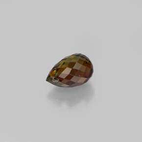 Turmalina laranja natural 0,89ct, briolete, VS