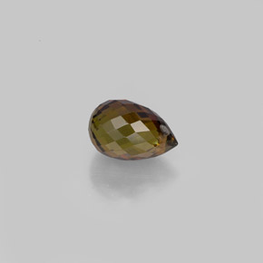 Turmalina laranja natural 0,89ct, briolete, VS