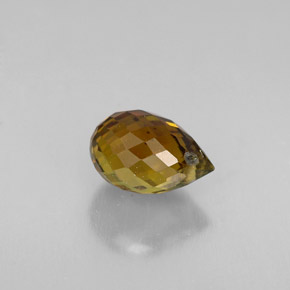Turmalina laranja natural 1,20ct, briolete, VS-SI