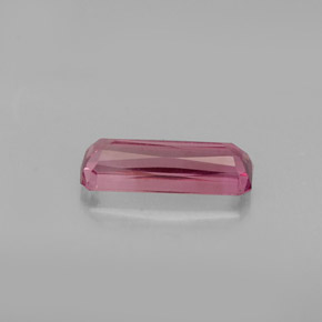 Turmalina rosa natural 0,81ct, corte esmeralda, VVS-VS