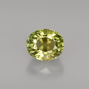 Turmalina verde natural 1,29ct, corte oval, VVS