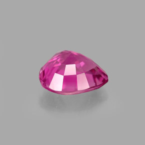 Turmalina rosa natural 1,61ct, formato de pêra, VS
