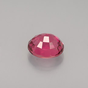 Turmalina rosa natural 1,12ct, corte oval, VVS