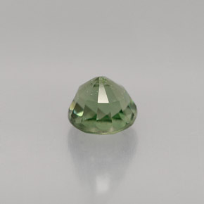 Turmalina verde natural 1,08ct, corte redondo, VVS