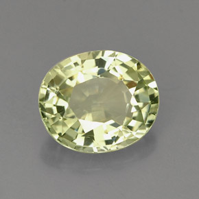 Turmalina verde natural 1,16ct, corte oval, IF